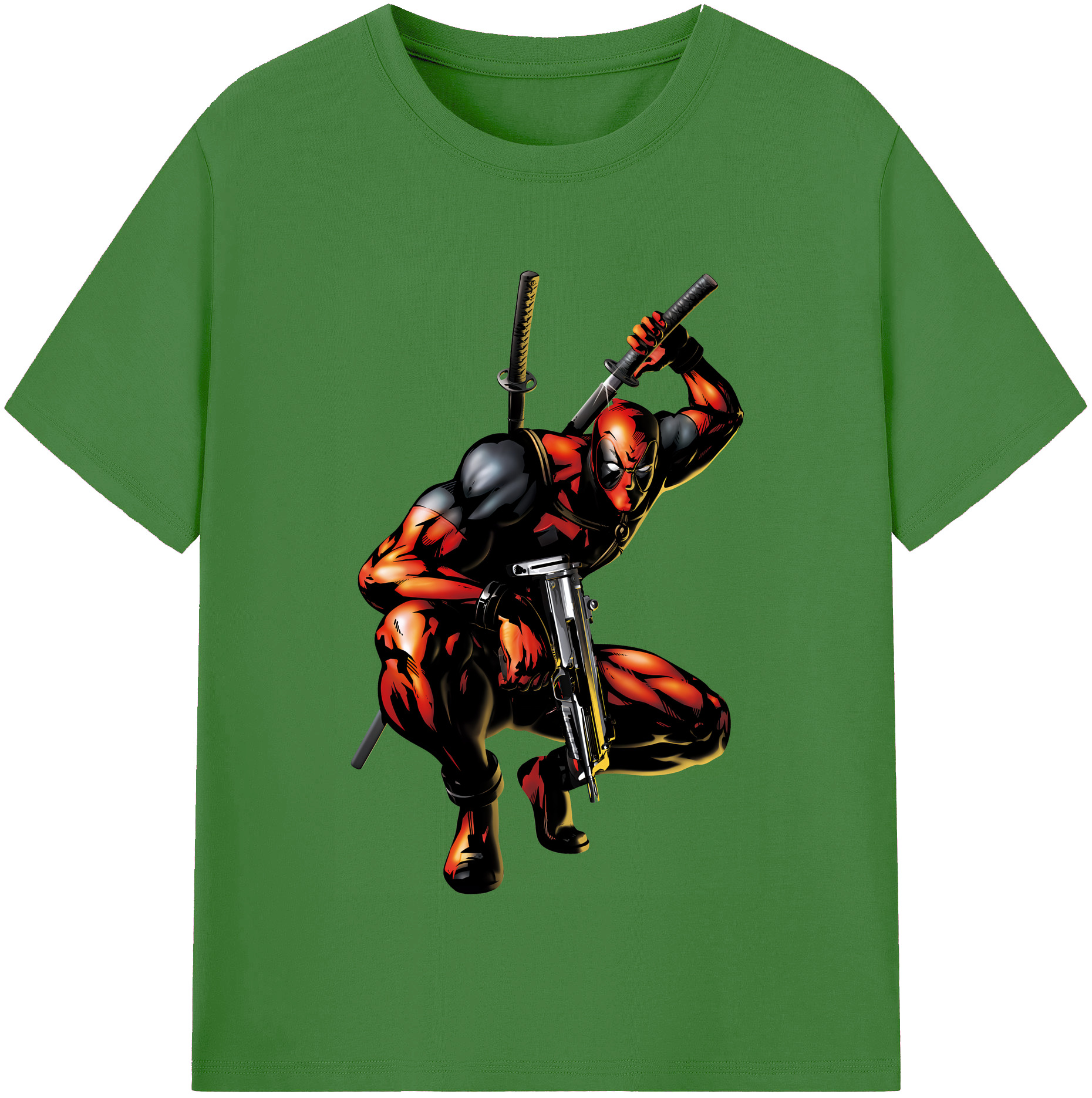 （画像用） Deadpool デッドプール レディースカジュアルプリントTシャツ（綿100％）